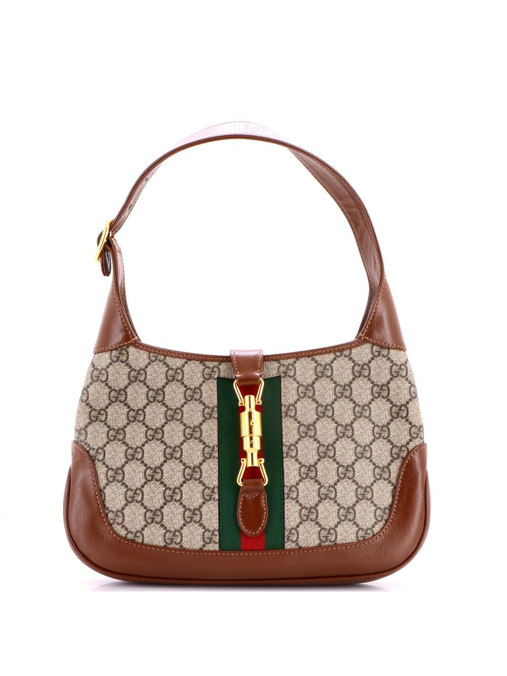 Gucci Jackie Hobo Gg Coated Canvas #335238G20B